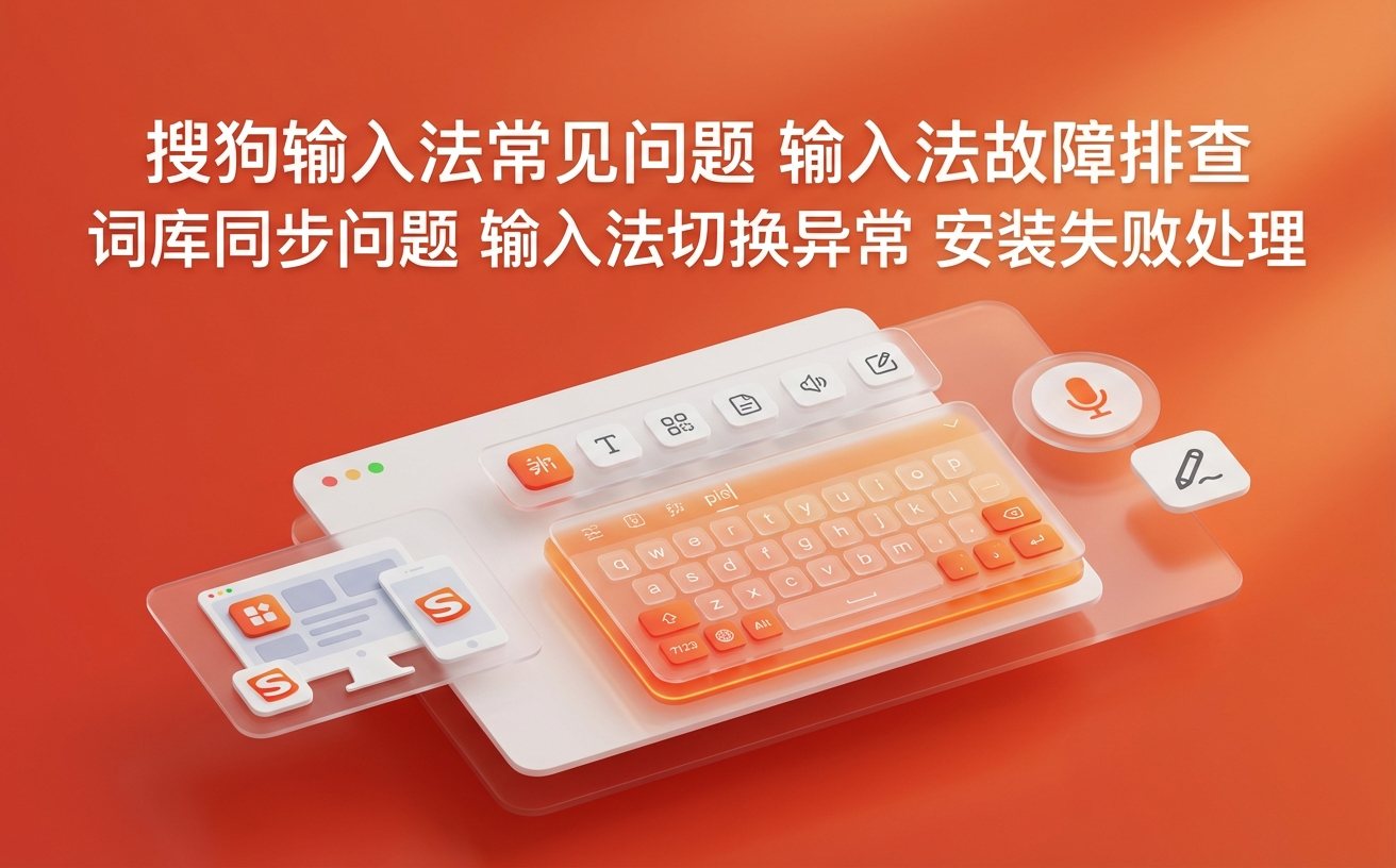 搜狗输入法多端问题排查与安装支持界面