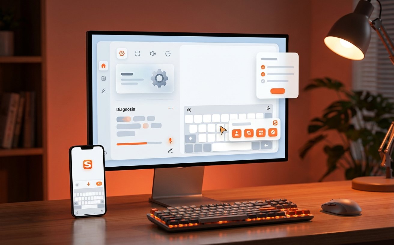 搜狗输入法安装失败与词库同步问题排查示意图