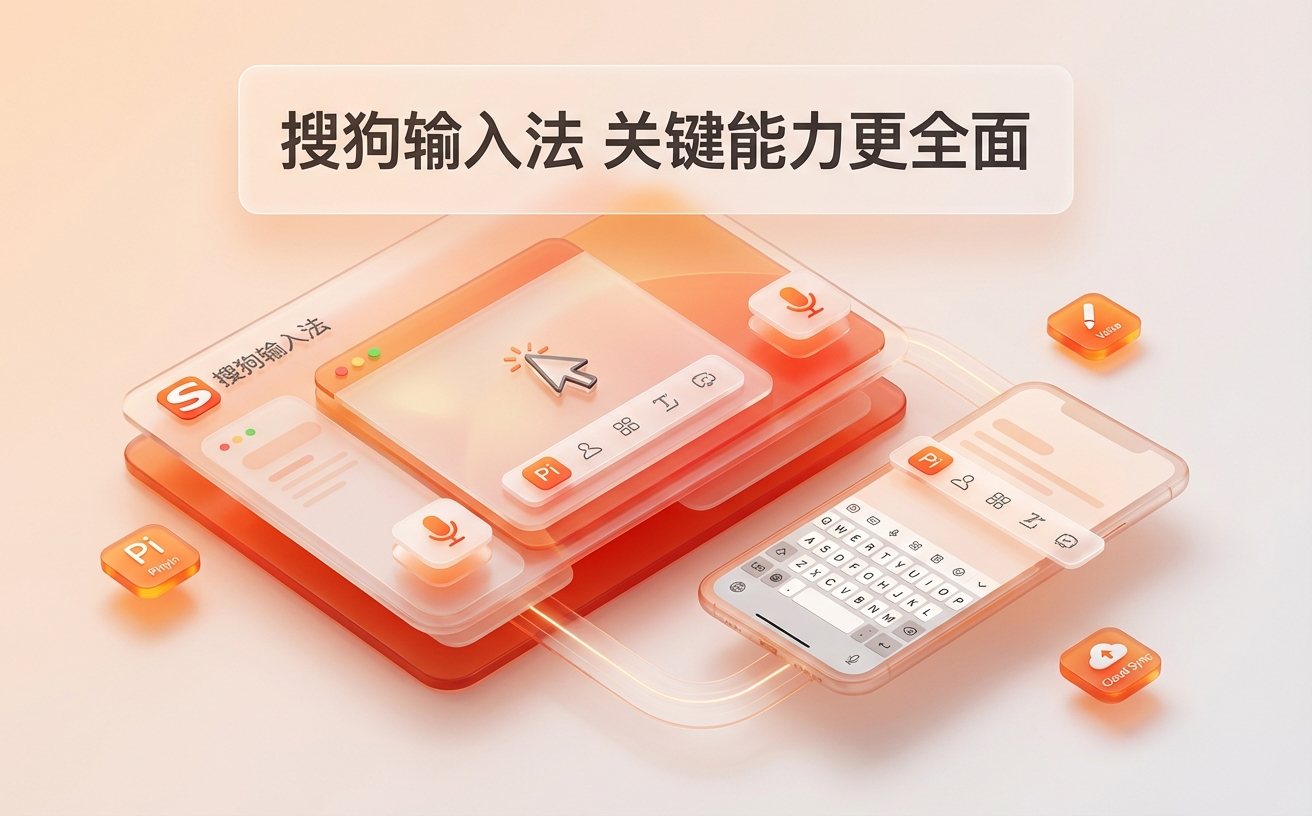 搜狗输入法多端统一视觉与输入界面展示