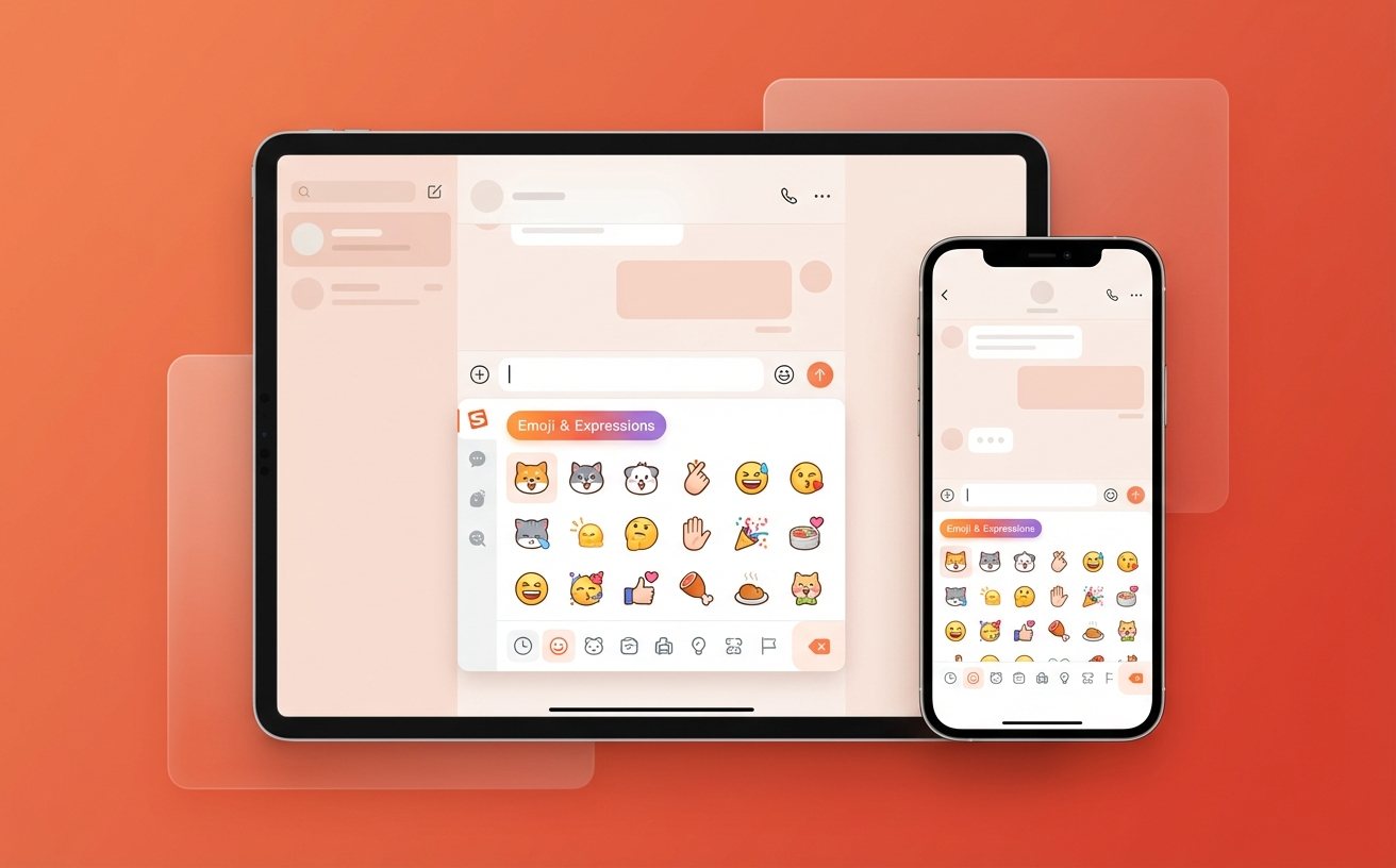 搜狗输入法移动端表情与候选词输入界面